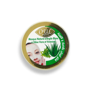 Mascarilla natural de arcilla blanca con aloe vera